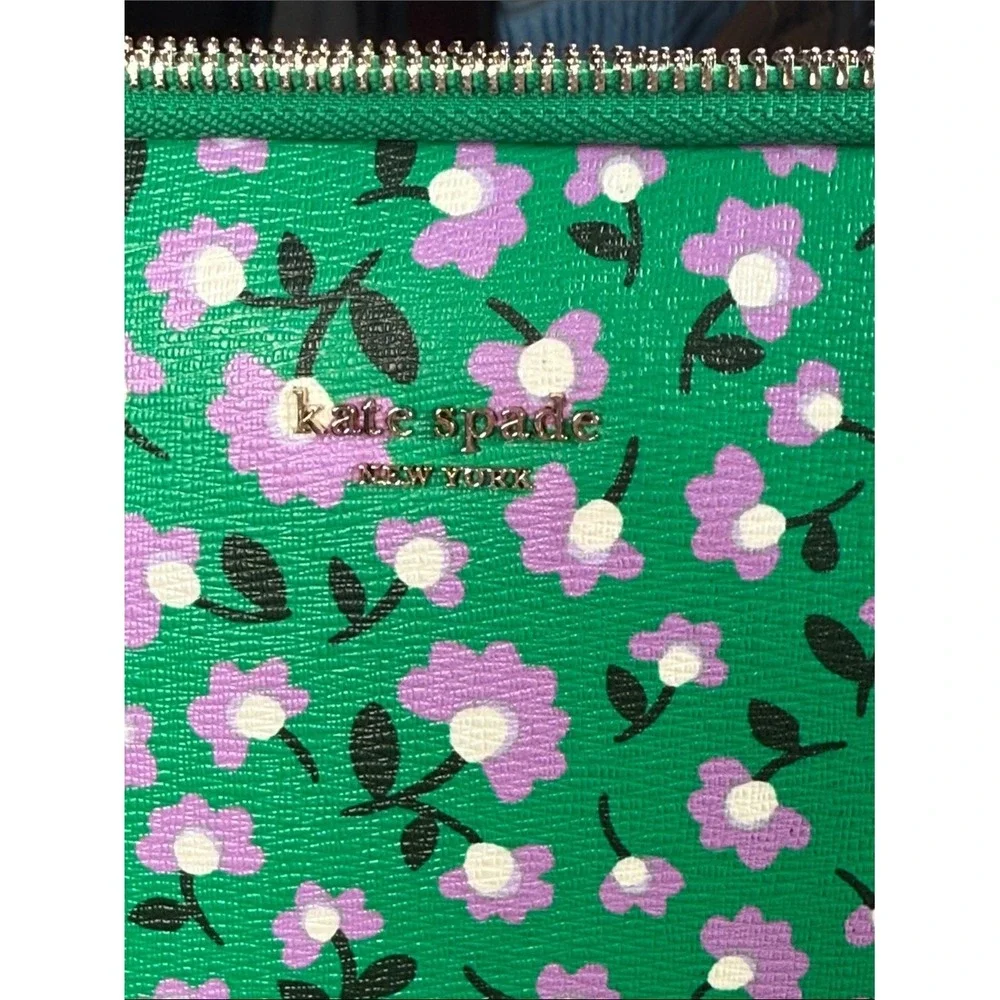 Kate Spade Sylvia Party Floral‎ Laptop Sleeve in Green